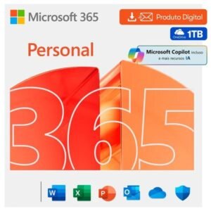 Microsoft Office 365 - 1 Ano + 1TB de Nuvem Onedrive